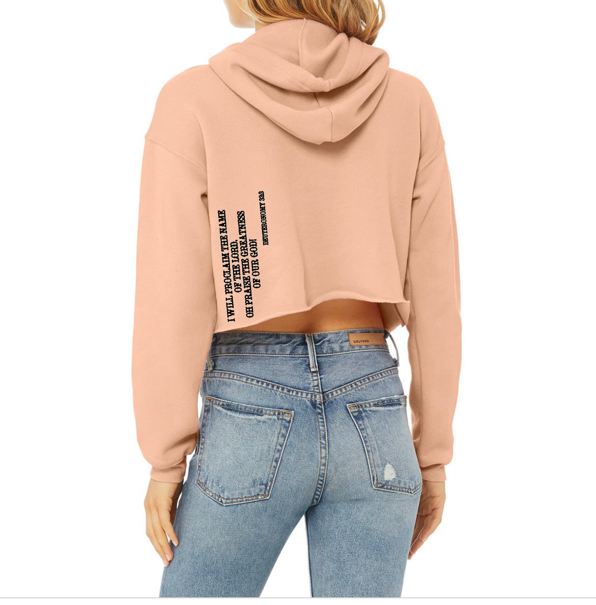 Crop hoodie:  Oh my Lord