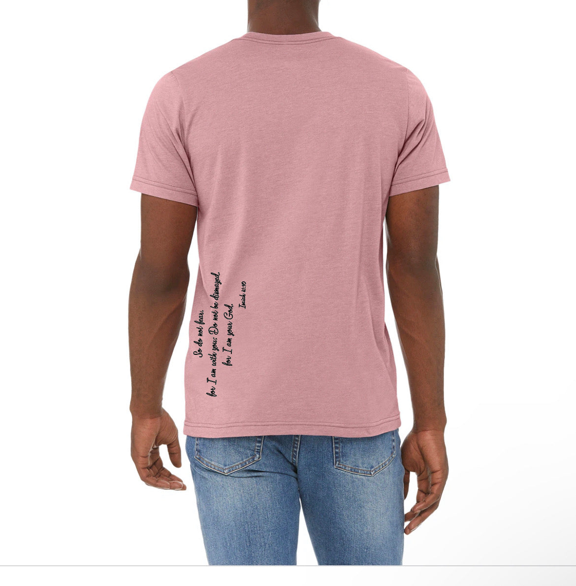 Unisex t-shirt: Faith over fear