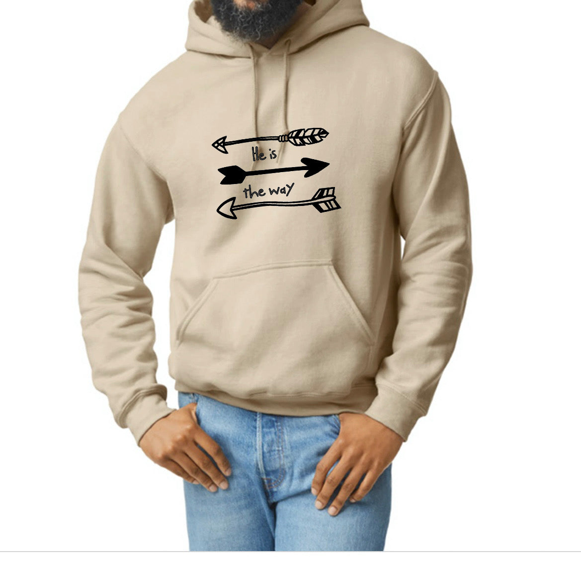 Unisex sweatshirt: He is the way