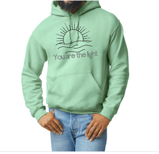 Unisex sweatshirt:  You are the light